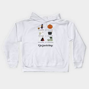 Favorite Halloween Things Kids Hoodie